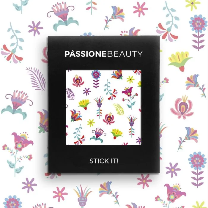 Mexican Bloom - Nail Stickers - Pegatina para uñas con diseño floral de estilo mexicano