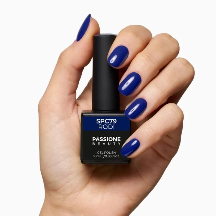 Gel Nail Polish GPC79 Rodi  - GPC79 Rodi gel polish, Intense dark blue - detail 1