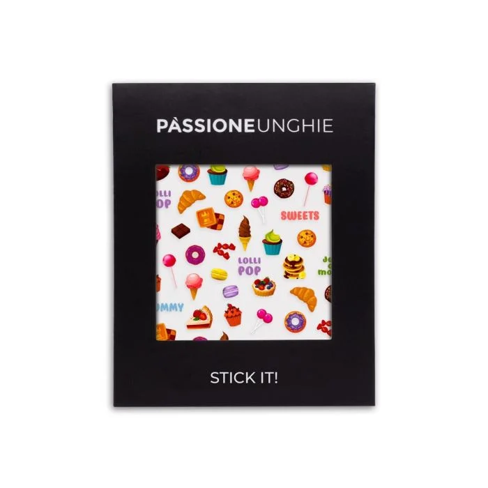Yummy - Nail Stickers - Nail sticker with sweets and candies