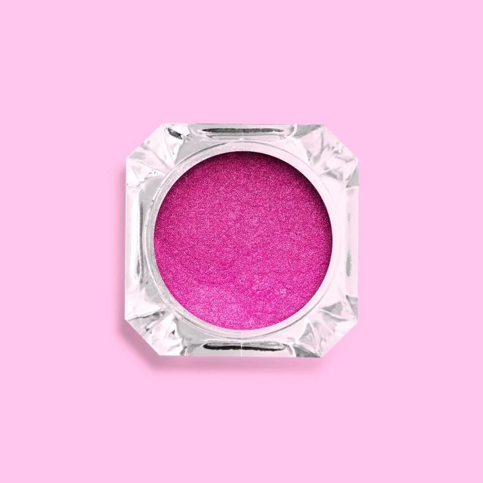 Pigmento Chrome Sunset Fuchsia - Pigmento para uñas fucsia metalizado