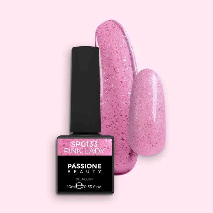 Esmalte Semipermanente EPC133 Pink Lady - Esmalte Semipermanente EPC133 Pink Lady, Rosa Metalizado