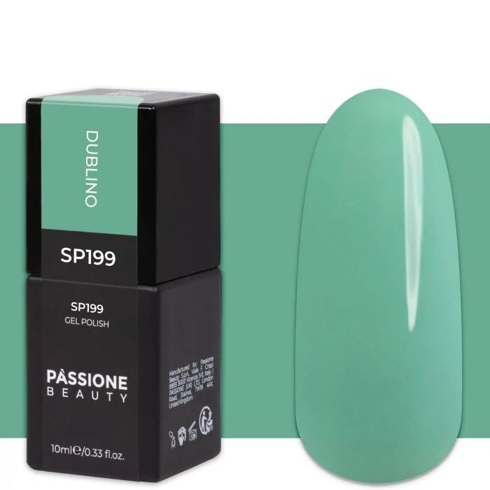 Gel Nail Polish GP199 Dublino  - Mint Green - Aquamarine Gel Polish