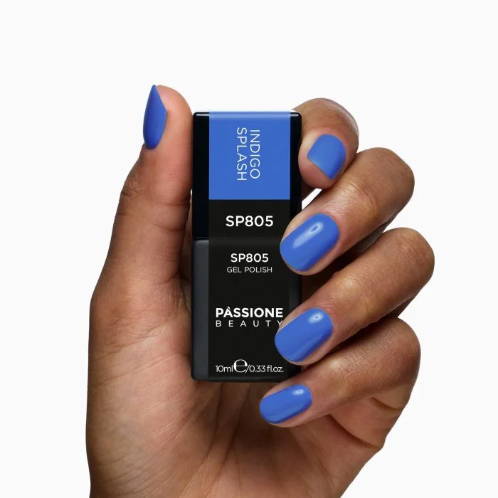 Esmalte semipermanente SP805 Indigo Splash - Esmalte semipermanente índigo - detalle 1