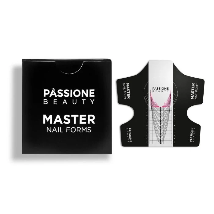 Box Master Nail Form Pro 100 pzas - Master Nail Form en aluminio para uso profesional