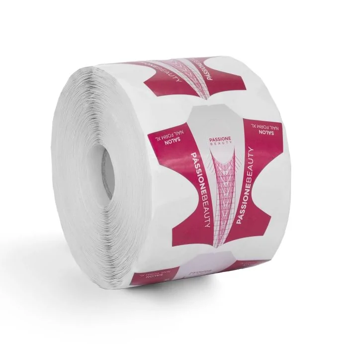 Salon Nail Form XL 500 pzas - Salon Nail Form XL en aluminio para uso profesional
