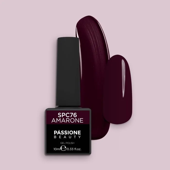 Vernis semi-permanent VSC76 Amarone - Vernis semi-permanent violet audacieux