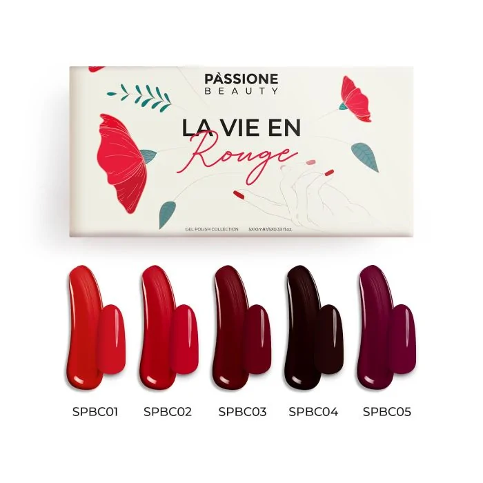 Collection La Vie en Rouge - Collection de vernis semi-permanents