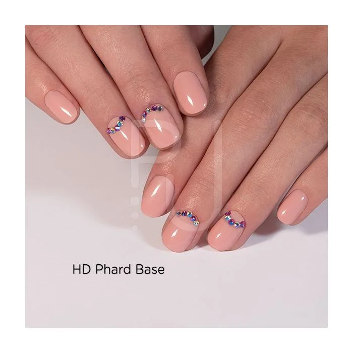 HD Phard Base 15 ml - Powder pink gel polish rubber base - detail 1