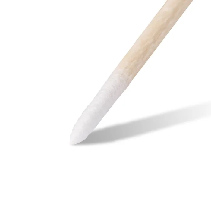 Bâtonnets en bois d’oranger avec embout en coton –100 pièces - Petits bâtonnets en bois d’oranger jetables – 100 pièces - détail 1
