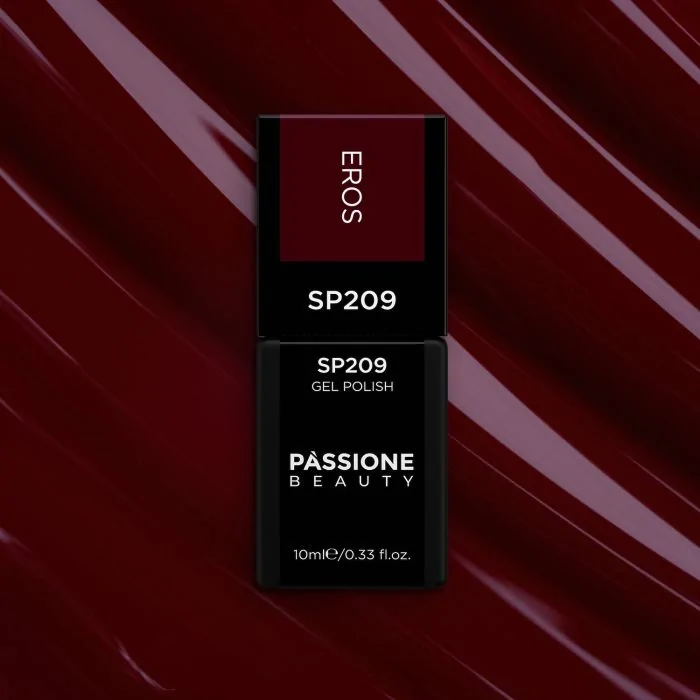 Vernis semi-permanent SP209 Eros - Vernis semi-permanent bordeaux foncé - détail 1
