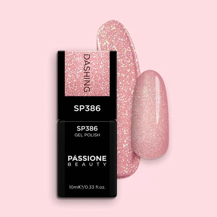 Vernis semi-permanent SP386 Dashing - Vernis semi-permanent rose effet cat's eyes