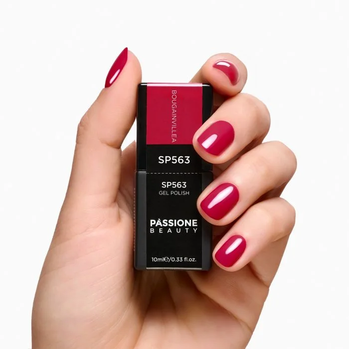 Esmalte Semipermanente SP563 Bougainvillea - Esmalte semipermanente rojo frambuesa - detalle 1