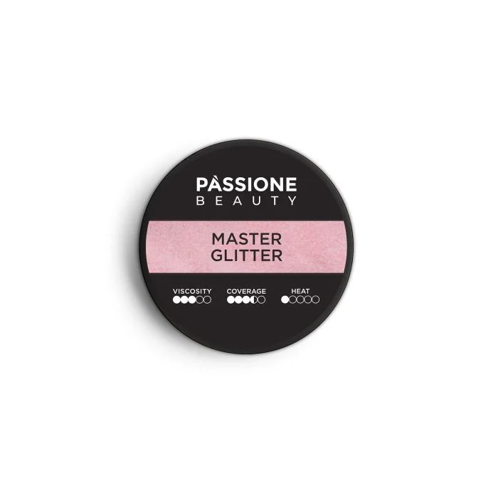 Master Glitter 15 ml - Gel de construction auto-égalisant rose ancien avec micro-paillettes - détail 1