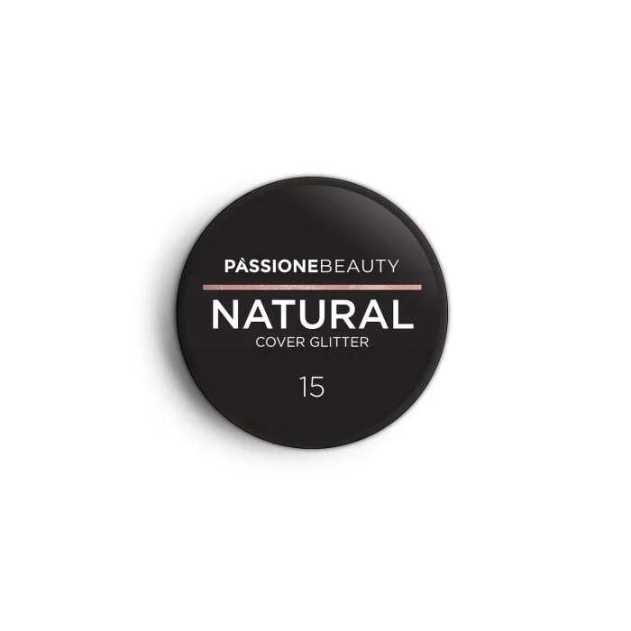 Cover Glitter Natural 15 ml - Gel cover auto-égalisant rose naturel - détail 1