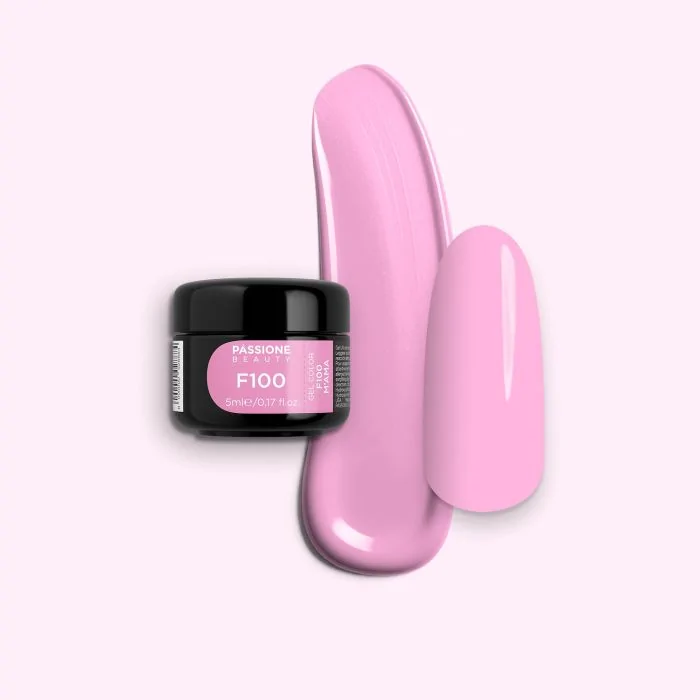 Gel Color F100 M'Ama - Gel color rosa frío autosellador