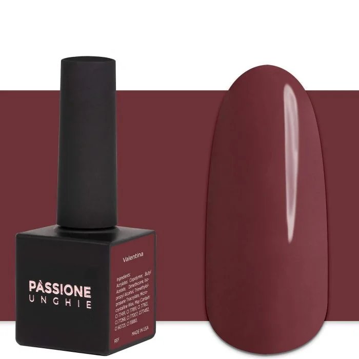 Gel Nail Polish GPC126 Red Pear  - GPC126 Red Pear gel polish, maroon and red