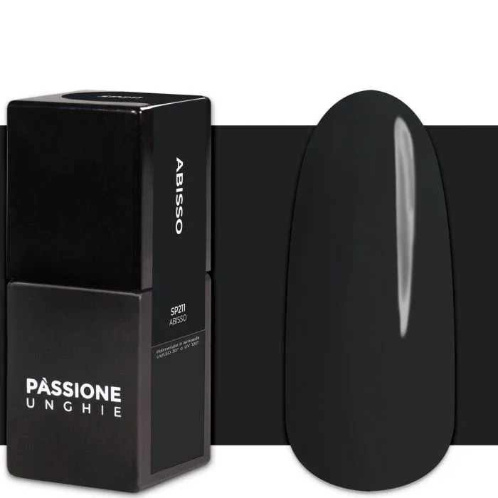 Gel Nail Polish GP211 Abisso  - Dark Grey Gel Polish