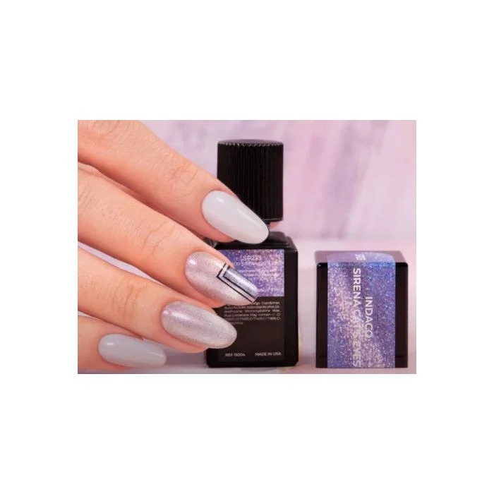 Fifty Shades of Grey | Nail art geometrica effetto Cat's Eyes
