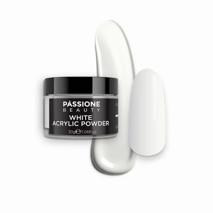 White Acrylic Powder  - White acrylic nail sculpting powder