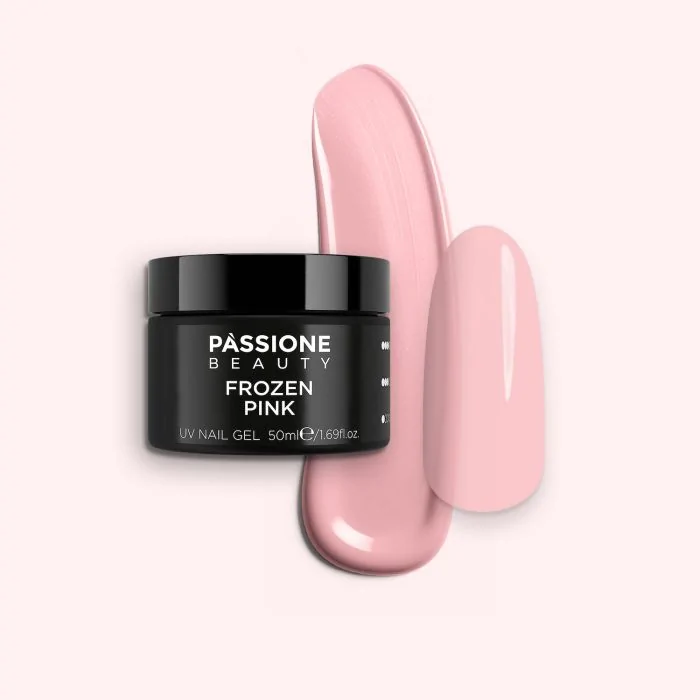 Frozen Pink 50 ml - Builder gel tixotrópico rosa natural claro de densidad media-alta