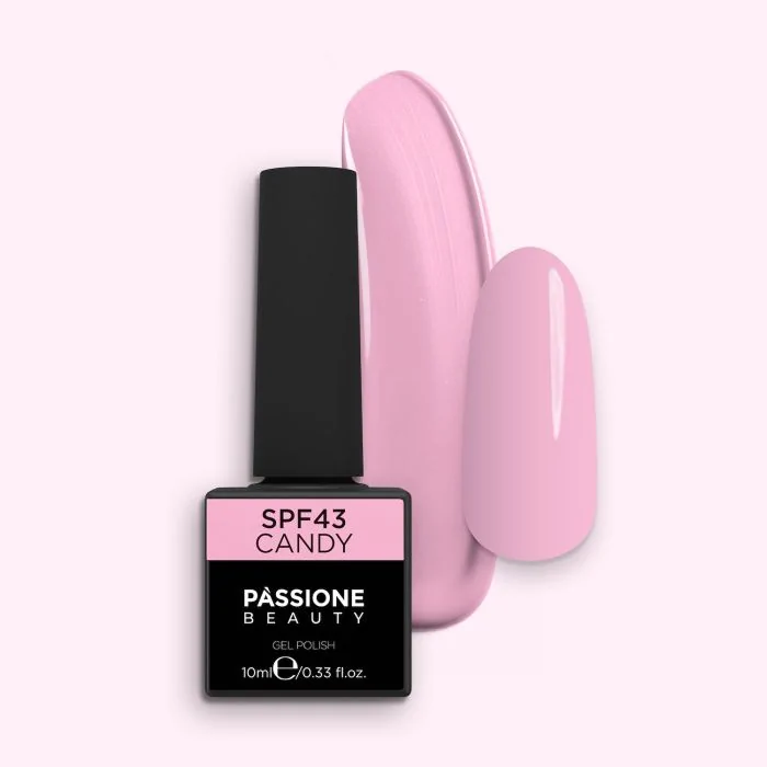 Gel Nail Polish GPF43 Candy  - GPF43 Candy gel polish, Light Pink