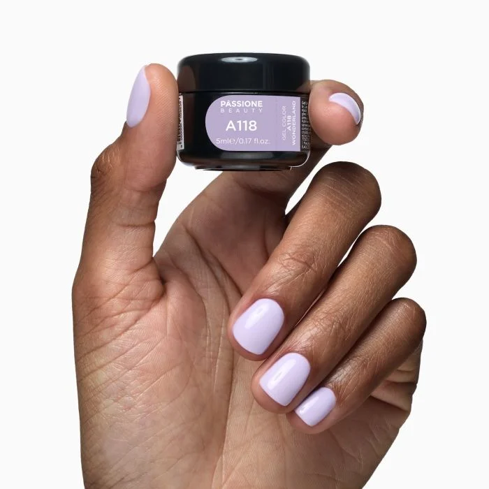 Gel couleur A118 Wonderland - Gel couleur lavande rosée - détail 1