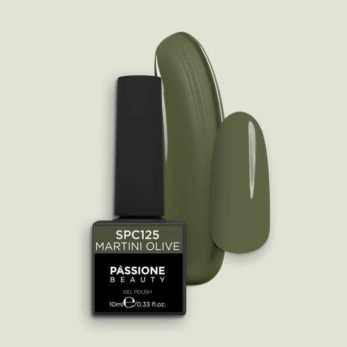 Esmalte Semipermanente EPC125 Martini Olive - Esmalte semipermanente EPC125 Martini Olive, Verde oliva