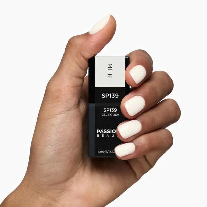 Gel Nail Polish GP139 Milk  - Milky White Gel Polish - detail 1