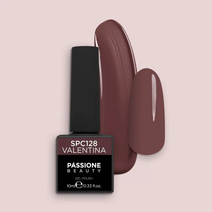 Esmalte Semipermanente SPC128 Valentina - Esmalte Semipermanente SPC128 Valentina, entre Marrón y Morado