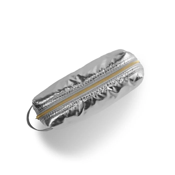 Beauty Pouch – Mini Silver - Bolso de mano Passione Beauty Plata – mini - detalle 1