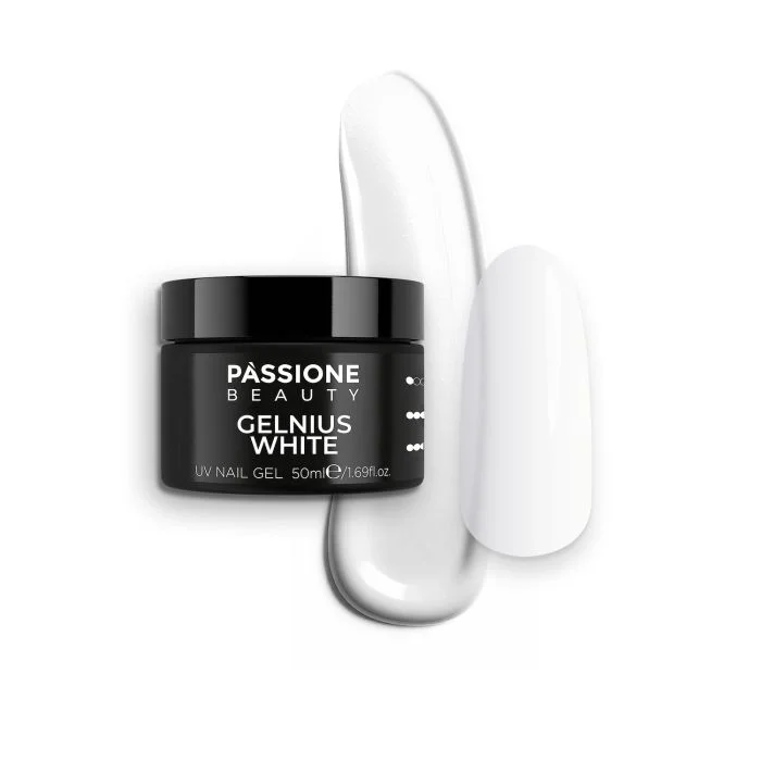 GELNIUS® White 50 ml - Gel costruttore 2-in-1 a bassa viscosità bianco