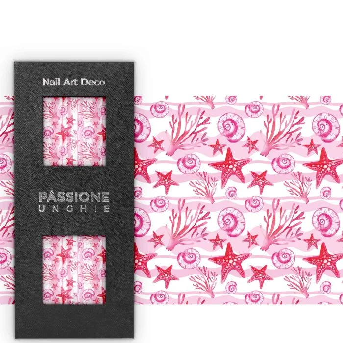 Coral Reef - Transfer Foil - Nail Transfer Foil - sea corals