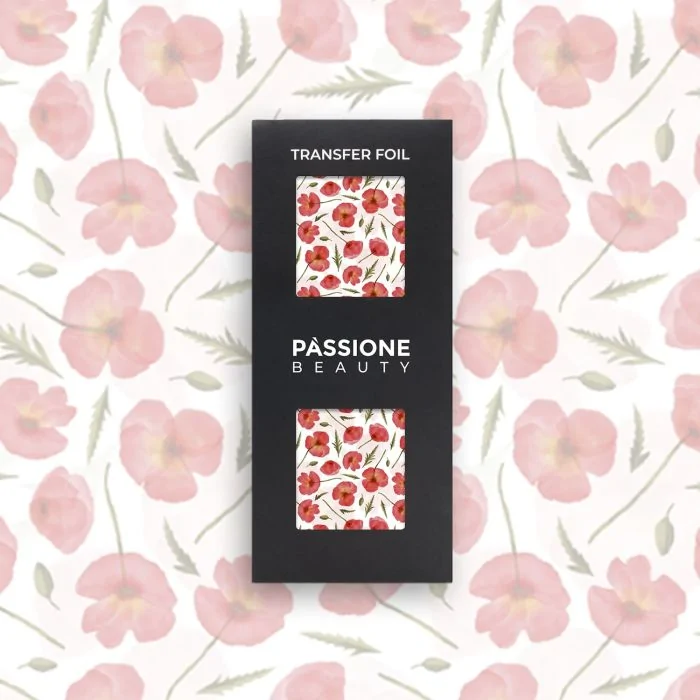 Oblivion - Transfer Foil - Nail Transfer Foil - poppies