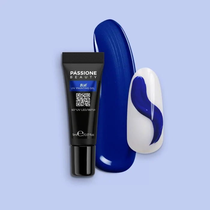 Blue UV Painting Gel - Blue UV paint gel bleu foncé