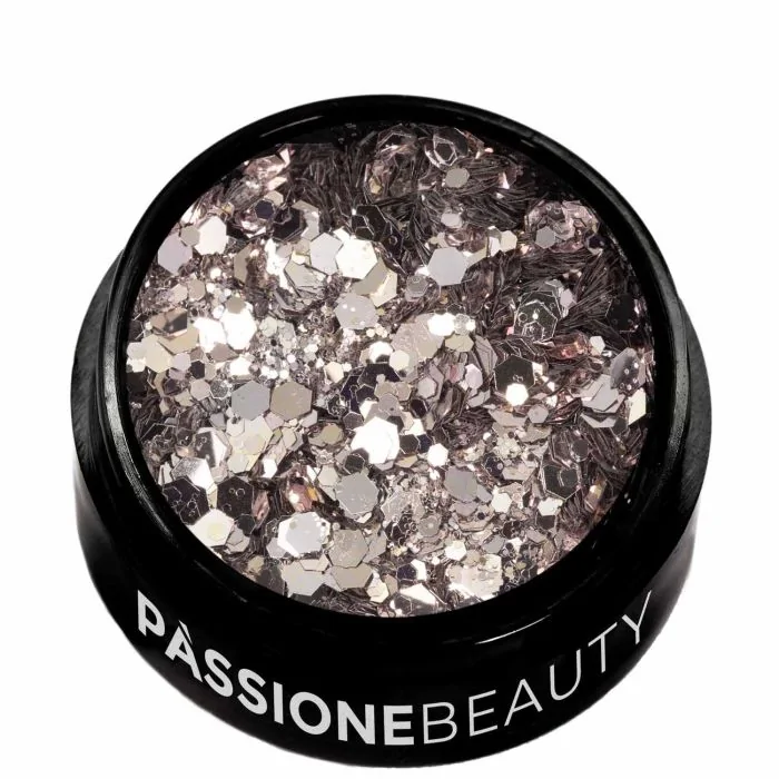 Bold Glitter Mix - Gold and Silver Glitter Mix for nail art - detail 1