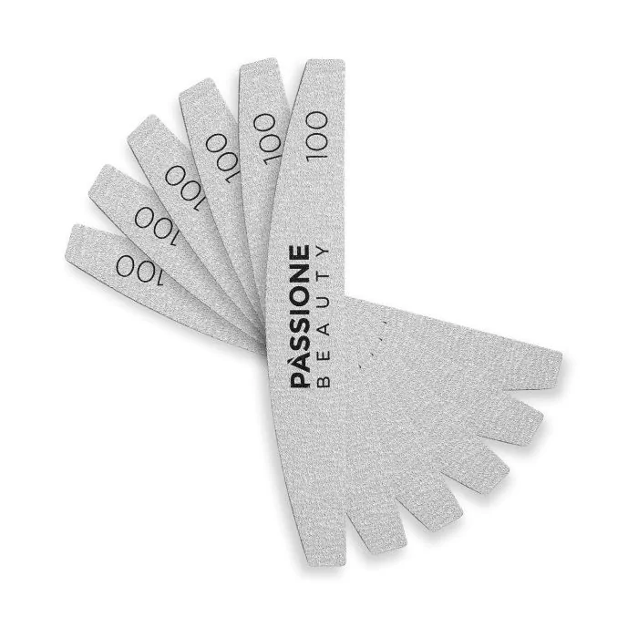 Limes à ongles Zebra Premium 100/180 - 50 pièces - Lime à ongles Zebra pour la finition - 50 pièces