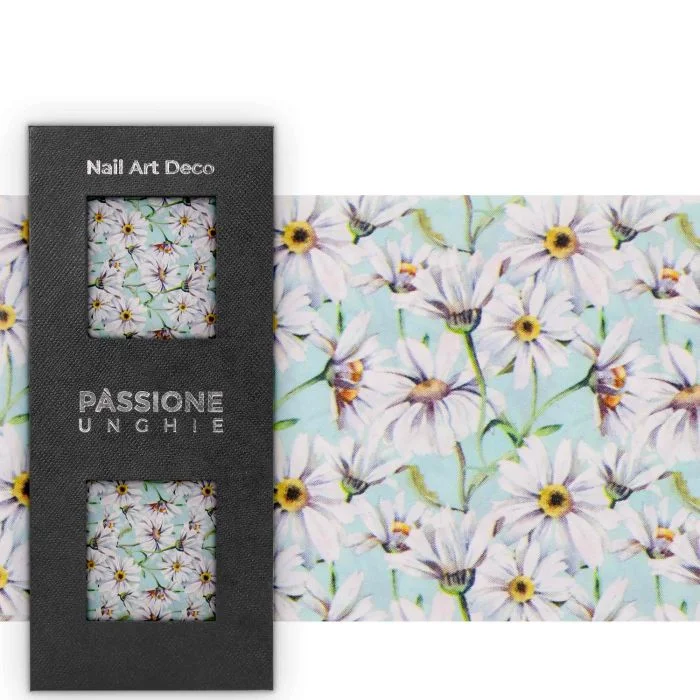 Tender Flowers - Transfer Foil - Nail Transfer Foil - spring daisy