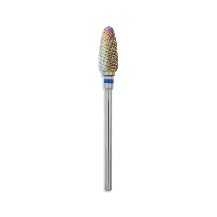 Carbide Rainbow Flame Nail Drill Bit - Carbide Rainbow Flame Nail Drill Bit - for left-handed