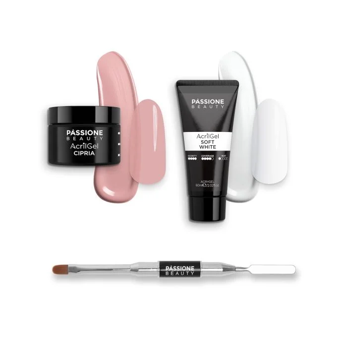 Set Babyboomer con Acrilgel® - Set compuesto por Acrilgel® y Pincel-Espátula