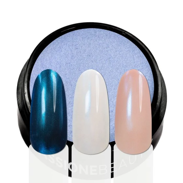 Soft Glazed Blue Pigment - Pigmento para uñas, efecto glaseado azul oscuro