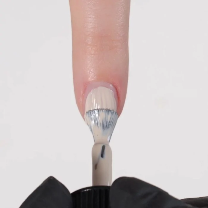Application of Gel Nail Polish SP279 Soft Sand