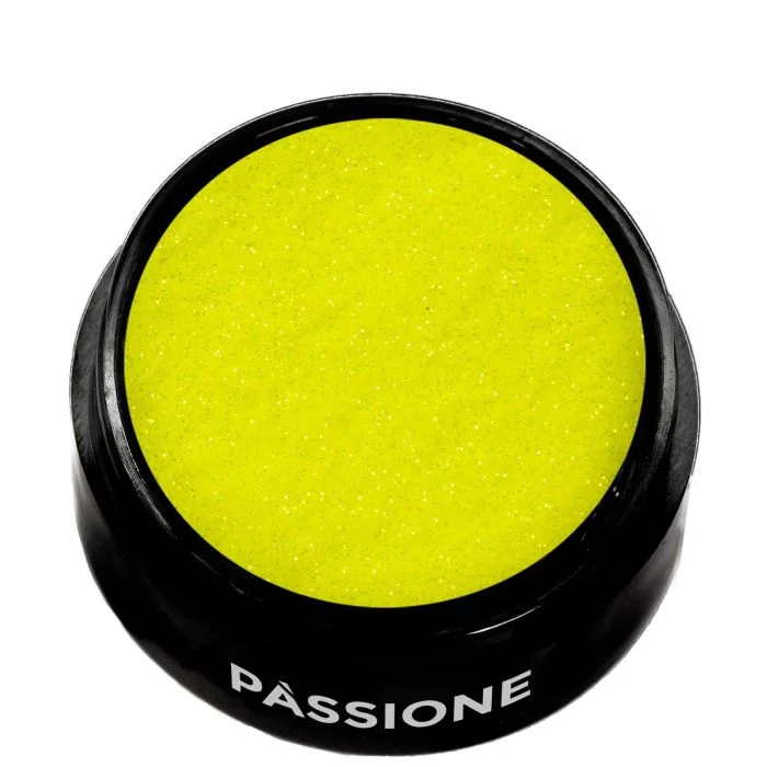 Highlighter Glitter - Neon yellow and neon coral nail glitter - detail 1