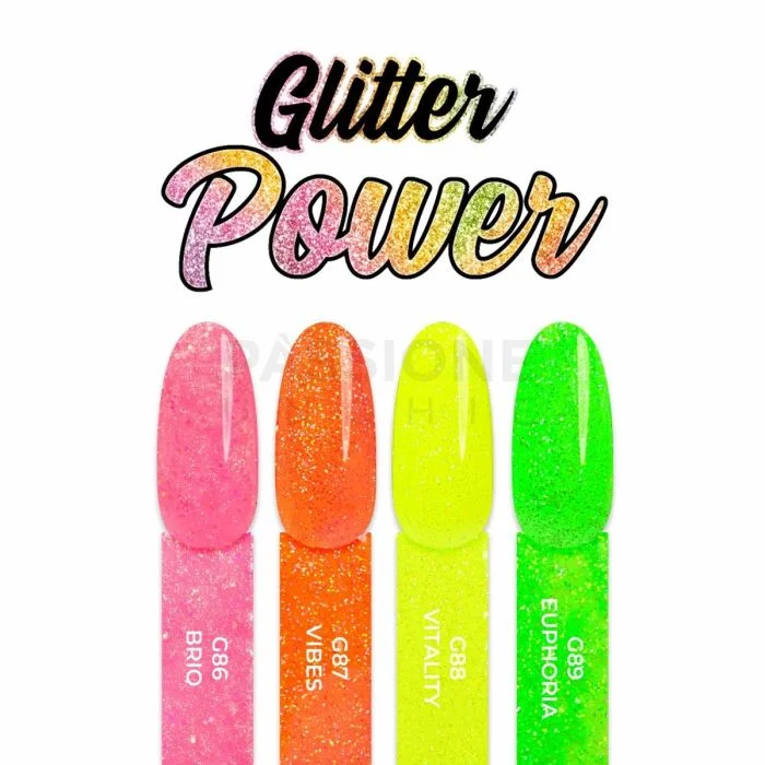 Glitter Power - Gel Colours Kit - Glitter gel collection - detail 2