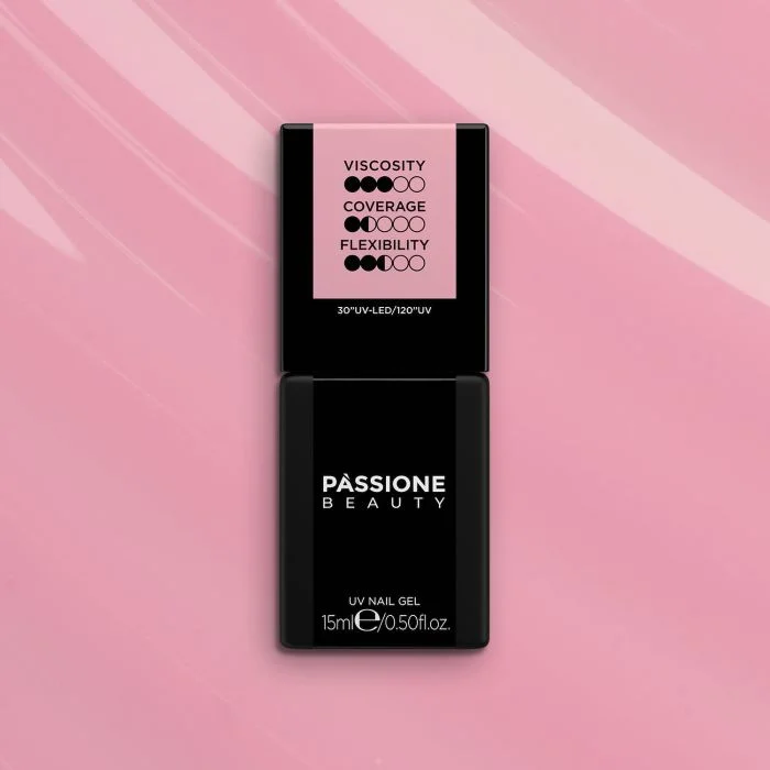 HD Fiber Base Rose 15 ml - Base Semipermanente Rosa empolvado - detalle 3