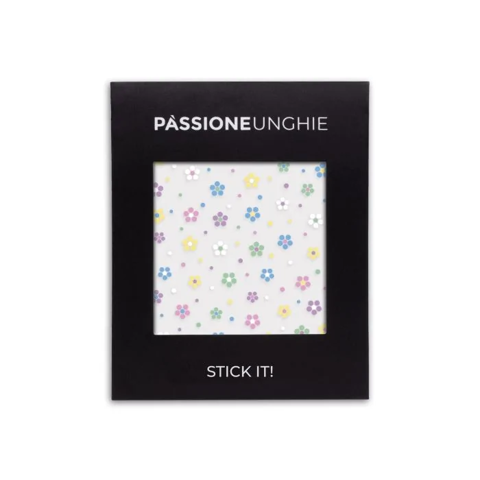Dot Flowers - Nail Stickers - Stickers para nail art con flores y lunares - detalle 1