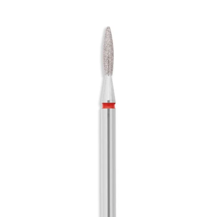 Fresa EXPERT - Diamant flame fine - Fresa para torno para cutículas de diamante, forma de llama. Nivel experto. Abrasión baja. - detalle 1
