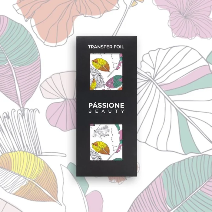 Tropical Paradise - Transfer Foil - Transfer Foil for nails with tropical pattern