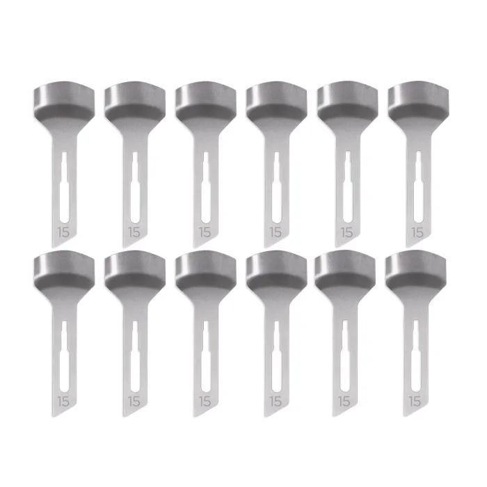Lame Sgorbia 15 Pack 12 pz - Lama per sgorbia modello 15 - dettaglio 1