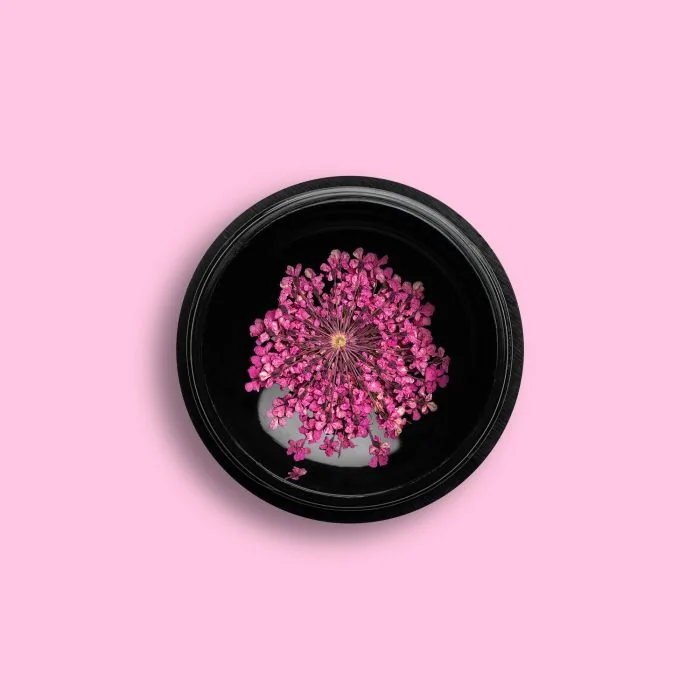 Fuchsia Dry Flower - Fleurs naturelles séchées pour ongles, couleur rose