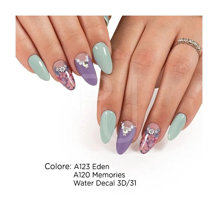 Gel colour A120 Memories - Delicate purple gel colour - detail 1